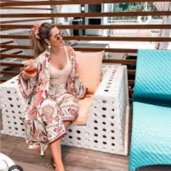 Zara Printed Pijama Style Pants. New.with Tags. - Picture 1 of 7